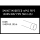 Marley Impact Modified mPVC Pipe 100DN DWV Pipe SN10 6SJ - 240SN10.100.6SJ